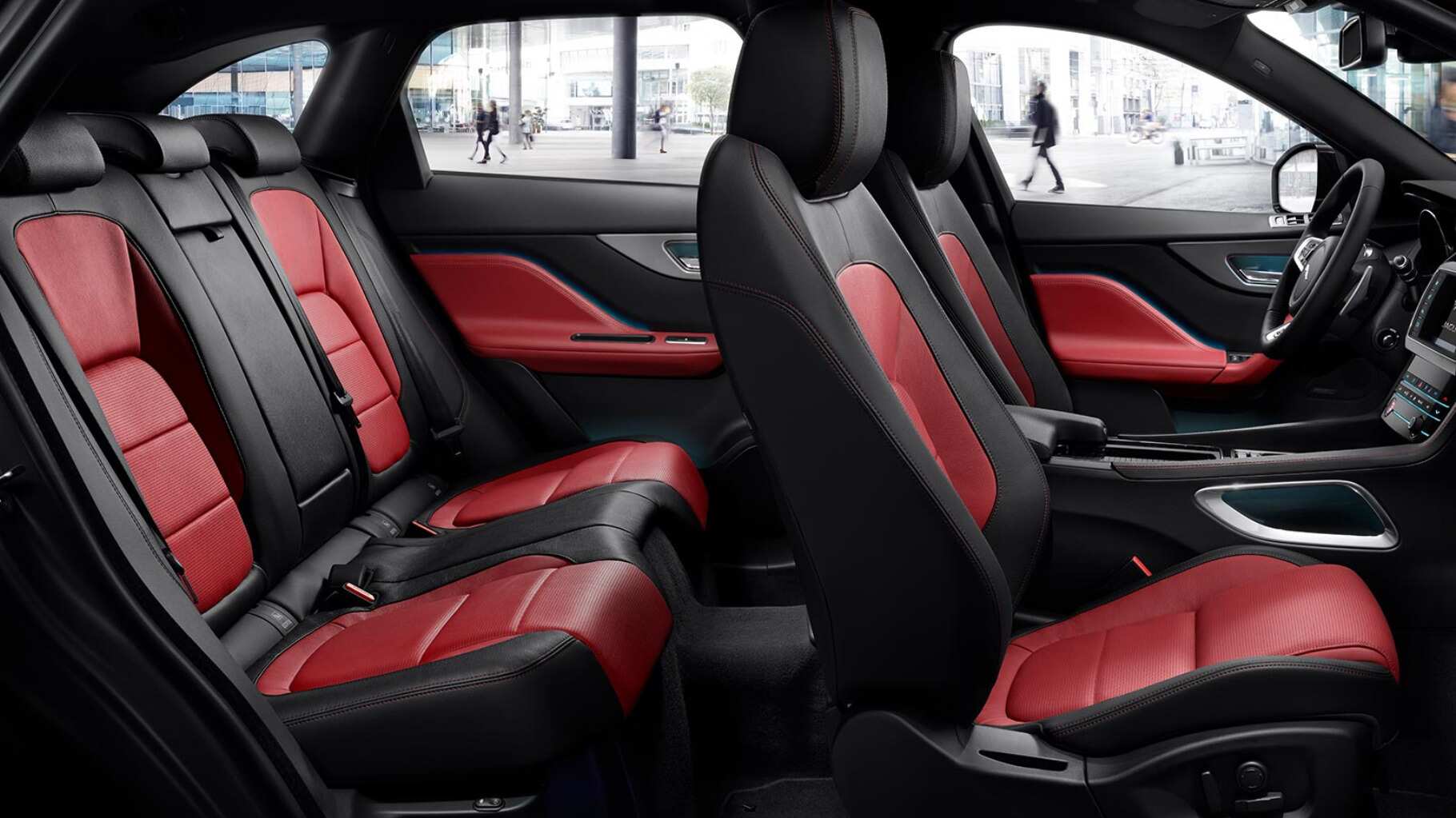 Jaguar F-Pace Rear Seats.