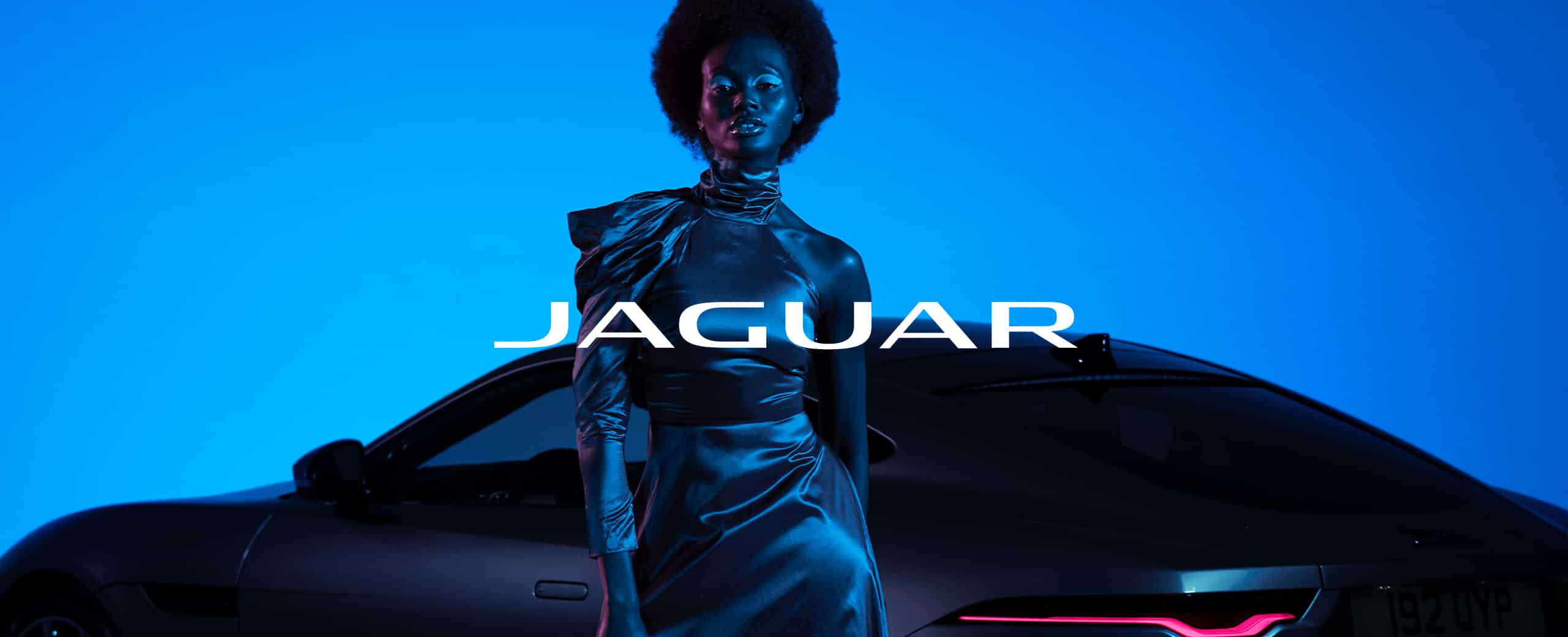 Voiture électrique pour enfants Jaguar bleue
